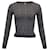 Jersey de cuello redondo con diseño de espiga de Theory en lana azul marino  ref.954857