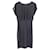 Mini abito Love Moschino con glitter metallizzati in viscosa nera Nero Fibra di cellulosa  ref.954949