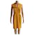 Yves Saint Laurent Vestidos Amarelo Linho  ref.955186