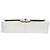 Mademoiselle Sac Chanel Timeless/Classico in Pelle Bianca - 1212511990 Bianco - vista 8