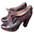 Autre Marque Ankle Boots Dark red Leather  ref.955234