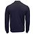 Hugo Boss Regular Fit Zip Cardigan in Navy Blue Cotton - Ansicht 3