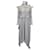 Vêtements Vetements Ruffled Allover Logo Dress in Black and White Polyester  ref.955703