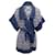 Cárdigan de lana azul con lazo delantero en zigzag de Missoni  ref.955723