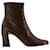 Vlada Ankle Boots - By Far - Leather - Bear Brown  ref.955748