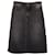 Balenciaga A-line Midi Denim Skirt in Dark Grey Cotton  ref.955814