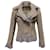 Yves Saint Laurent x Tom Ford Stylized Double Breasted Two Toned Velvet Jacket in Grey Viscose Cellulose fibre  ref.955838