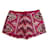Manoush étnico hippie Magenta púrpura bordado pantalones cortos vacaciones de verano sz 36 Multicolor Paño  ref.955973