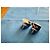 Orecchini Chopard Happy Diamonds Icons Quadrati Oro Bianco e Diamanti - vista 7
