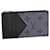Louis Vuitton LV Coin Card Holder eclipse Grey Cloth  ref.955983