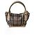 Brook Burberry mittelgroße Einkaufstasche, SKU mit geräuchertem Karomuster 45136 Beige