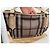 Brook Burberry mittelgroße Einkaufstasche, SKU mit geräuchertem Karomuster 45136 Beige - Ansicht 6