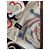 Foulard Chanel con stampa testa d'orso Bianco Rosso Blu - vista 7