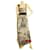Autre Marque Vestido bohemio con paneles largos sin mangas de seda de jirafa con flores de seda de Save the Queen XL Multicolor  ref.956130
