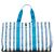 Hermès Hermes Blue Toile H Cannes GM Bianco