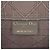 Borsa a libro ricamata Cannage media grigia Dior Marrone - vista 7