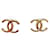 Chanel Brincos CC Grandes Gold hardware Metal  ref.956277