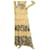 Autre Marque Agua Bendita Beige Tulle Floral Layered Maxi Jupe longue plissée taille 8 Polyester Multicolore  ref.956395