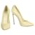 Casadei Blade weiße Schlangenleder-Pumps mit spitzen Zehen und High Heels, Schuhgröße 7 Exotisches Leder  ref.956398