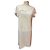 Agnès b. Agnès b Weißes Kleid aus Polyester Douglas Kolk Serie