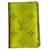 Louis Vuitton pocket organizer Yellow Leather  ref.956520