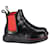 Alexander McQueen Chelsea Boots aus schwarzem Leder  ref.956788