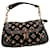 Louis Vuitton shoulder bag Black Velvet  ref.956815