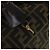 FENDI Zucca Canvas Vanity Pouch Borsa a mano Nylon Marrone Nero Auth tb667 - vista 19