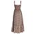 *** Keita Maruyama Vestido longo Rosa Multicor Laranja - vista 2