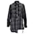 Loewe Asymmetric Checkered Shirt in Grey Wool  ref.957008