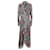 Isabel Marant Vestido Midi Floral Nalisma em Seda Multicolor Multicor  ref.957010