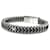 * EMPORIO ARMANI bracelet Black Steel  ref.957616