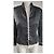 Vintage JS Collections Polka Dot Seidenblazer Schwarz Weiß - Ansicht 3