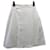 ***Chanel Classic Hole skirt White Cotton  ref.957714