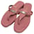 ***Chanel Leather Sandals Pink  ref.957716