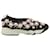 Christian Dior Dior Sneakers Slip On Fusion impreziosite da paillettes in rete nera Nero Poliammide Nylon  ref.957757