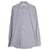 Kariertes, geknöpftes Langarmhemd von Prada aus grauer Baumwolle  ref.957761