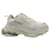 Balenciaga Triple S Low-top Sneakers in White Synthetic Leather and Mesh Leatherette  ref.957782