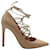 Zapatos de salón estilo gladiador con cordones Rockstud de Valentino Garavani en piel rosada Cuero  ref.957784