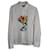 Louis Vuitton Camisa social com flores pintadas em seda branca Branco  ref.957786