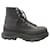Alexander McQueen Tread Slick Lace-up Boots in Black Calfskin Leather Pony-style calfskin  ref.957788