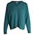 Ba&Sh V-neck Knit Sweater in Green Cashmere Wool  ref.957789