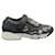 Zapatillas deportivas sin cordones Fusion con adornos de cristales Dior en malla y tela grises Poliamida Nylon  ref.957799