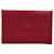 Hermès Porta-cartões Hermes Calvi em couro de cabra rosa  ref.957807