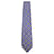 Gianni Versace bedruckte strukturierte Krawatte aus blauer Seide  ref.957810