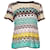 Missoni Knitted Short Sleeve Top in Multicolor Viscose Multiple colors Cellulose fibre  ref.957821