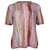 Top a maniche corte in maglia Missoni in rayon multicolor Rosa Raggio Fibra di cellulosa  ref.957824