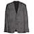 Ensemble blazer et pantalon ajusté en jacquard fleuri Etro en soie et laine mélangées grises  ref.957851