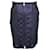 Minifalda vaquera acolchada Fendi en algodón azul marino  ref.957867