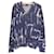 Missoni Felpa in Maglia Effetto Tie Dye in Cashmere Blu Cachemire Lana  ref.957878
